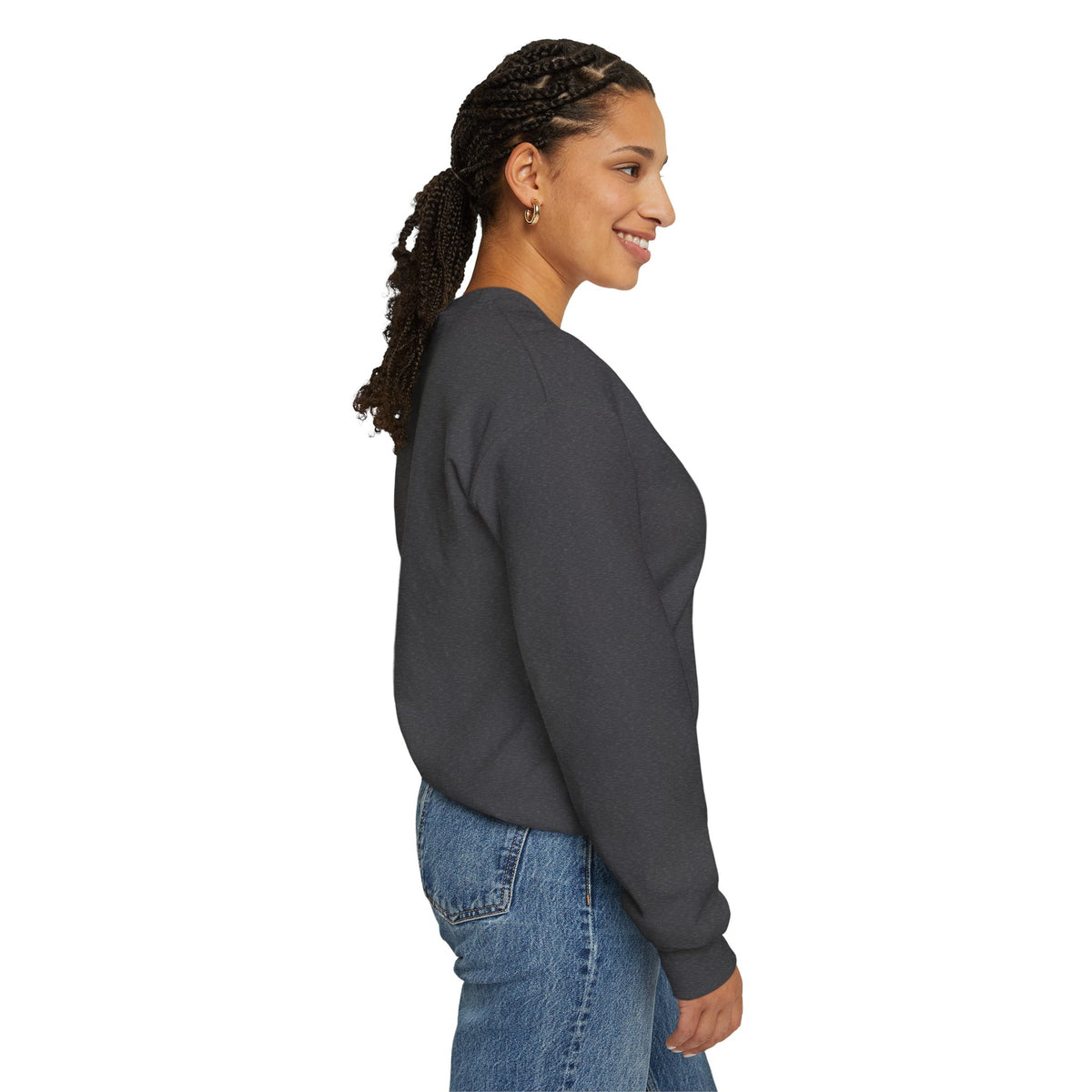 Sweatshirt — "Give Thanks" Autumn Turkey & Pumpkin Thanksgiving Crewneck
