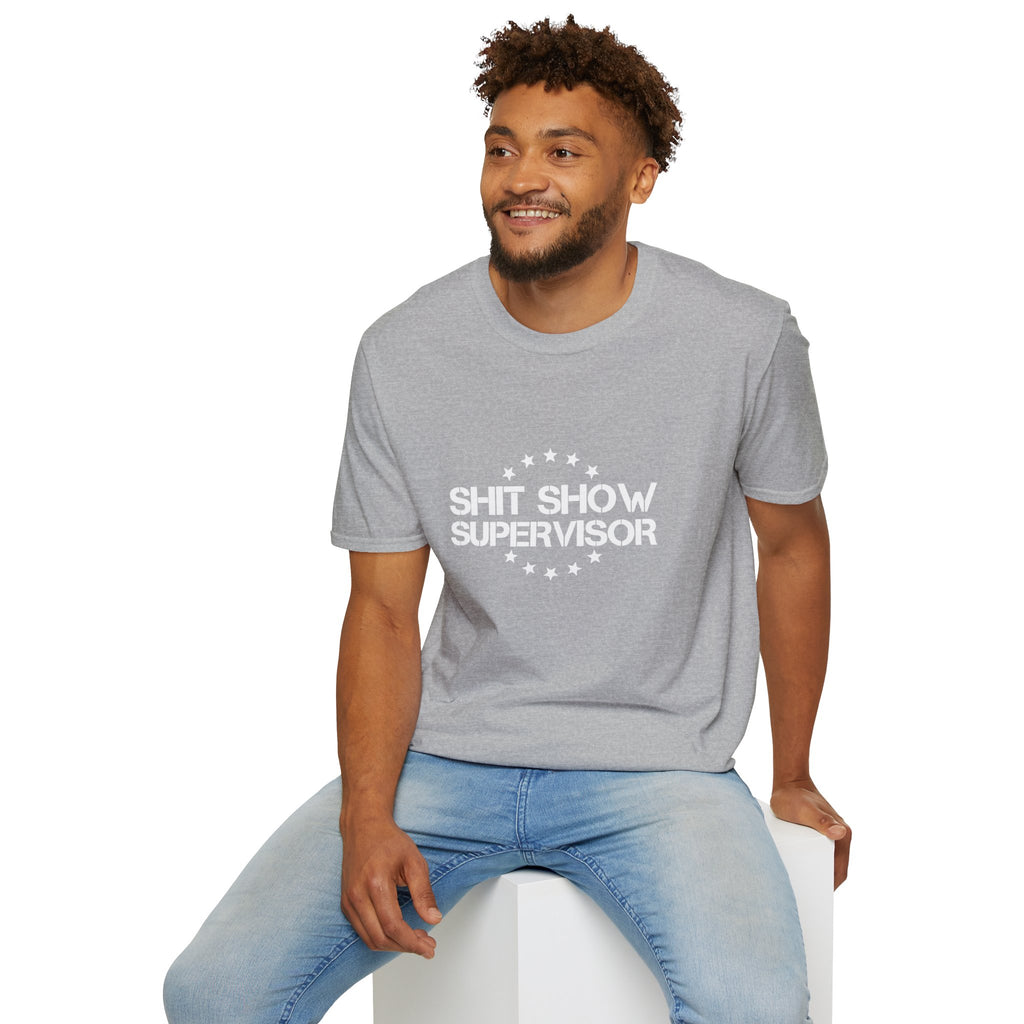 Shit Show Supervisor T-Shirt — Funny Sarcastic Gift for Her Work Humor Graphic Tee