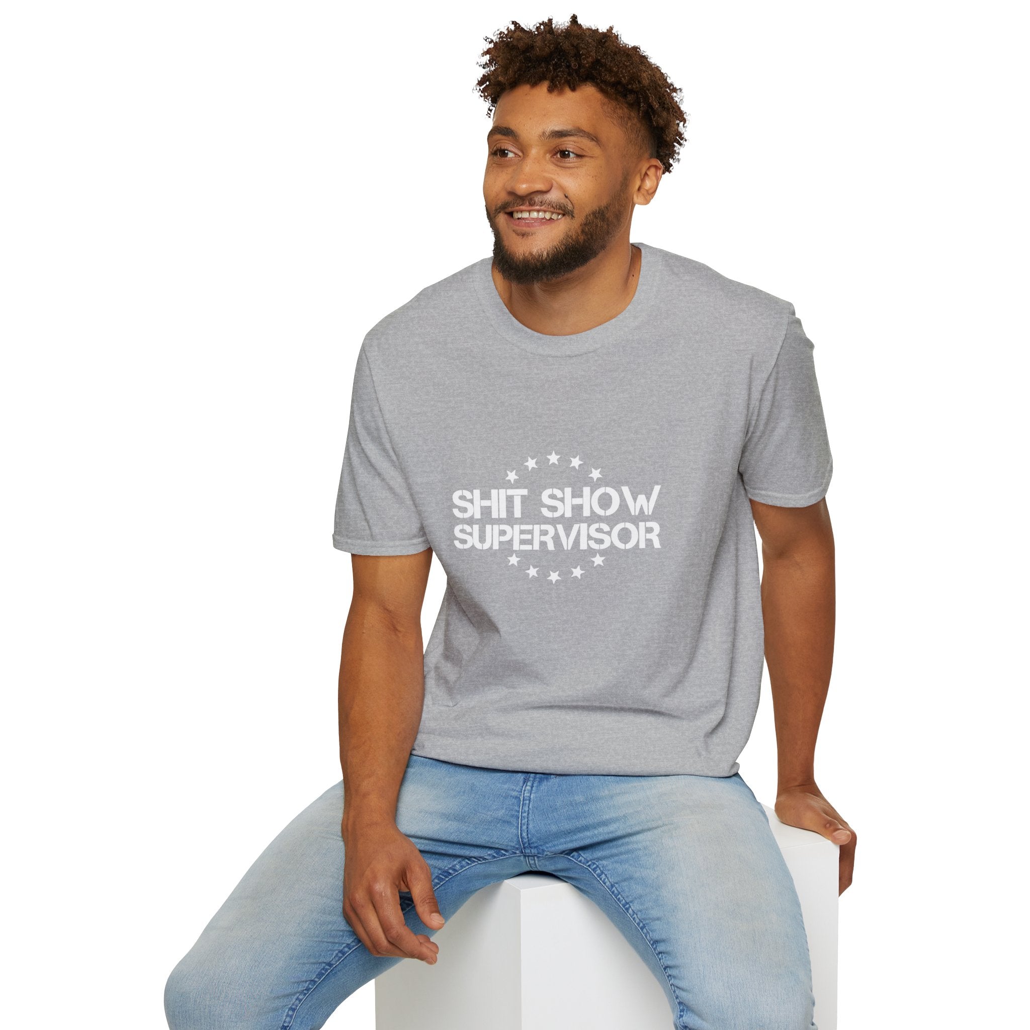 Shit Show Supervisor T-Shirt — Funny Sarcastic Gift for Her Work Humor Graphic Tee