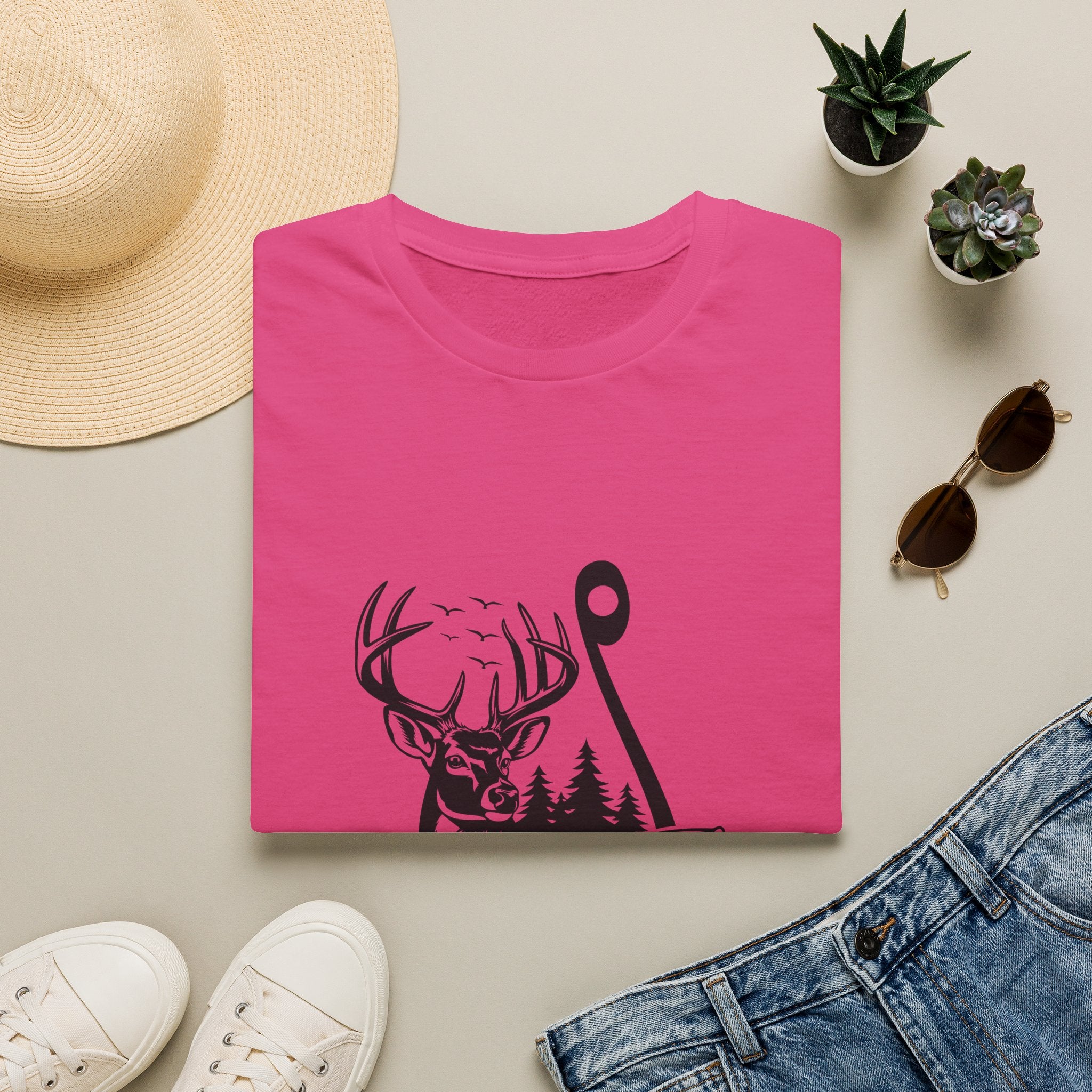 Hunt Fish & Forest Adventure T-Shirt — Outdoor Gift for Hunters & Fishermen