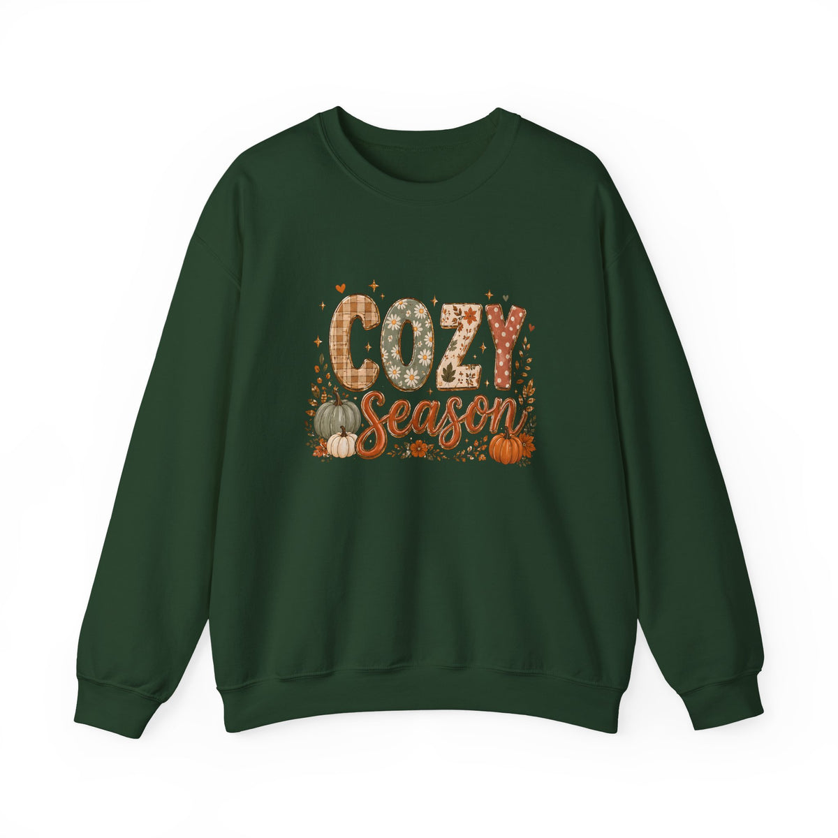 Cozy Season Autumn Pumpkin Crewneck Sweatshirt