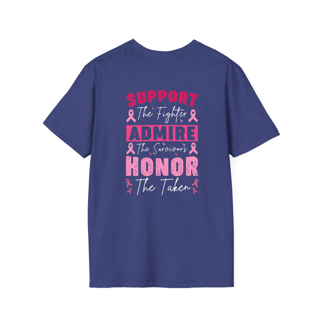 Breast Cancer Awareness Ribbon T-Shirt — Pink Ribbon Support Tee