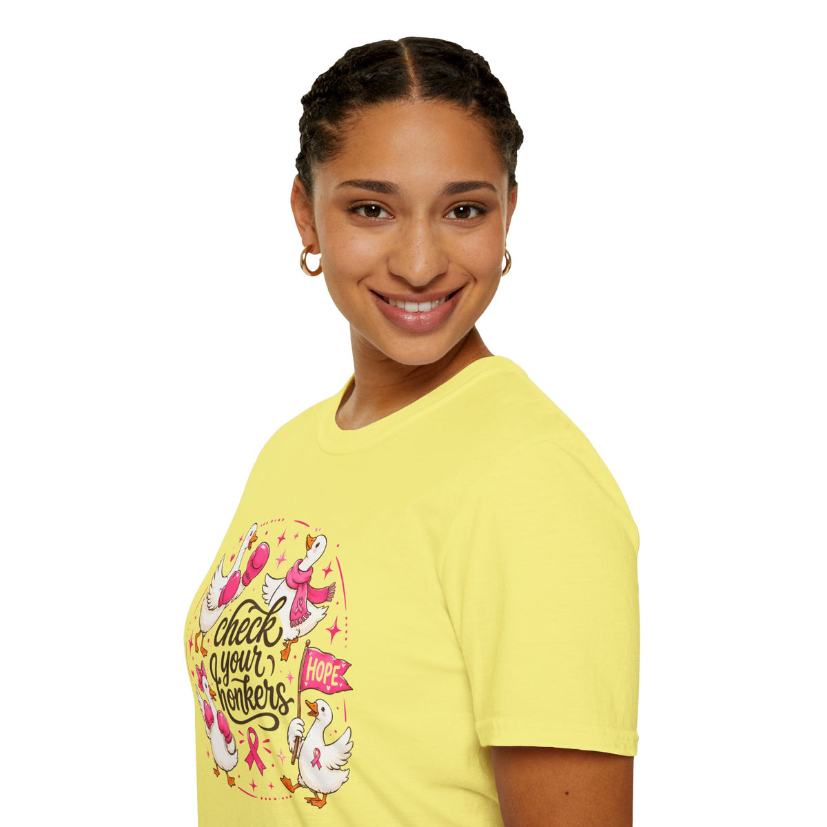 Check Your Honkers Breast Cancer Awareness T-Shirt