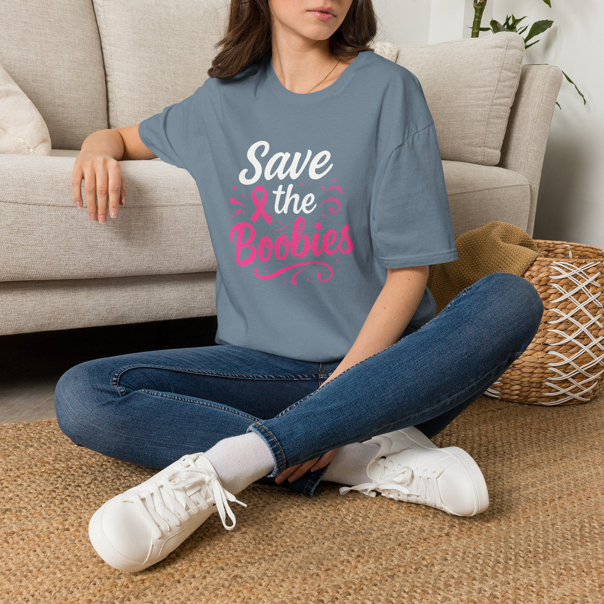Save the Boobies Breast Cancer Awareness T-Shirt