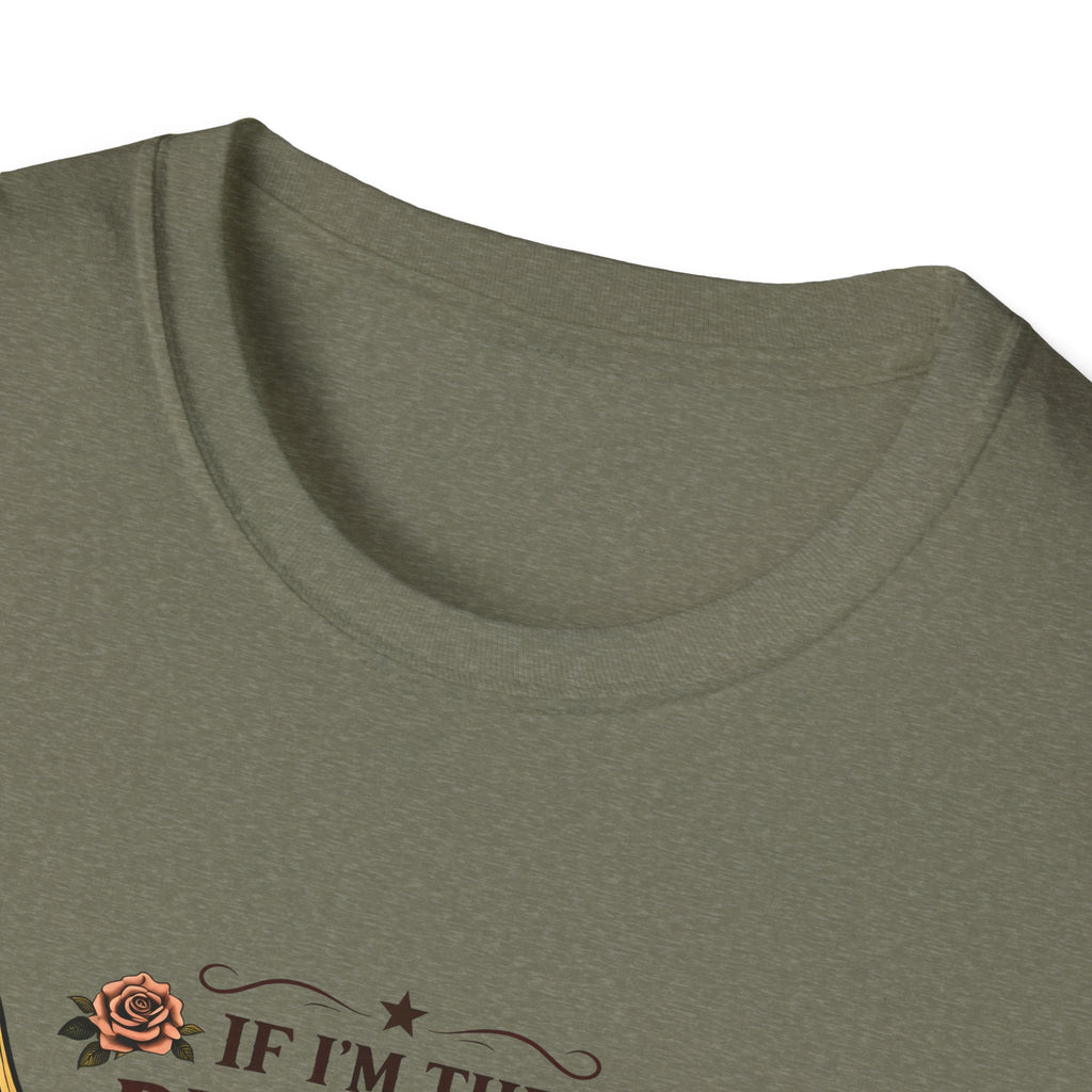 If I'm the Problem Bull Skull T-Shirt — Funny Sarcastic Western Gift for Women