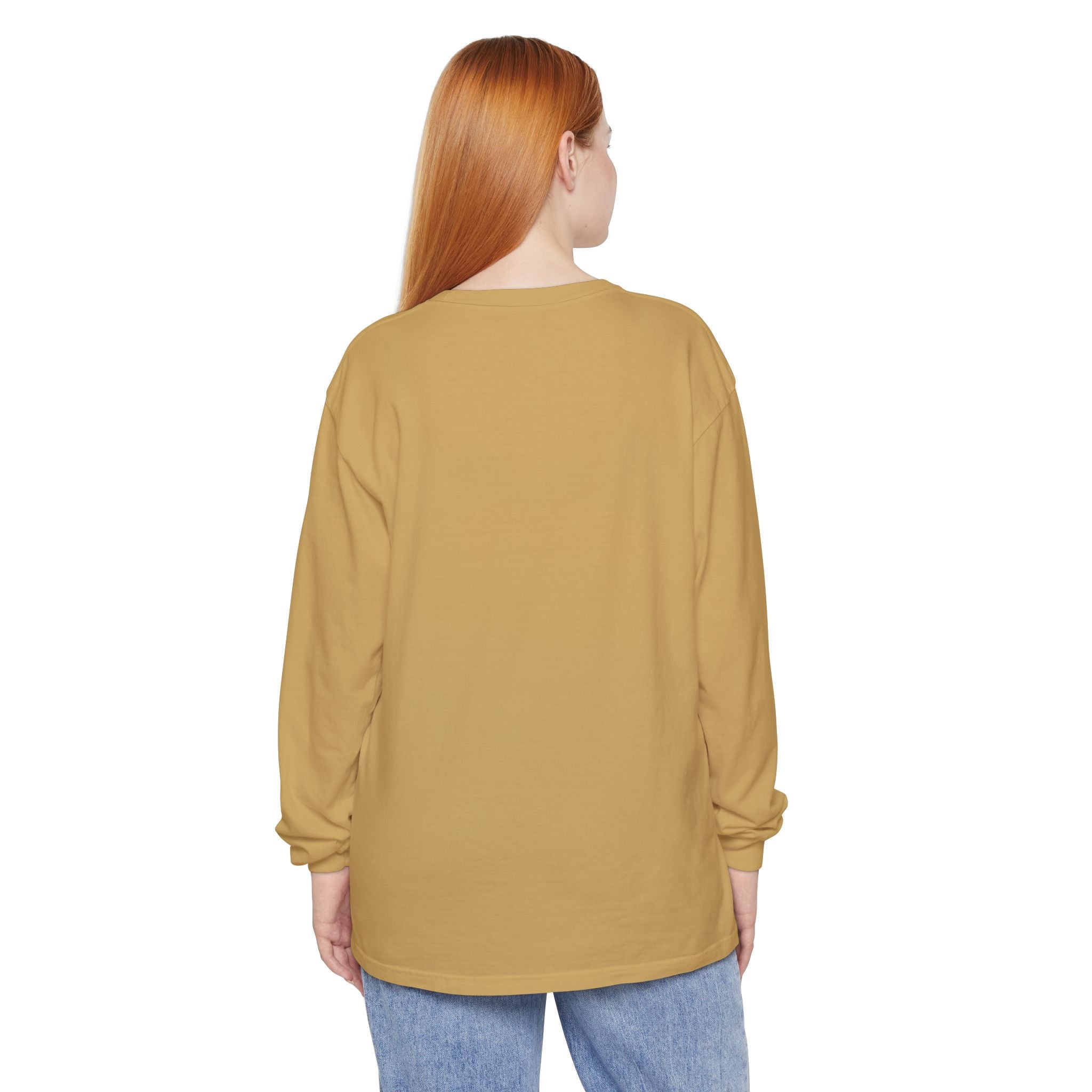 Thankful Grateful Blessed Pumpkin Long Sleeve — Cute Fall Thanksgiving Gift for Women