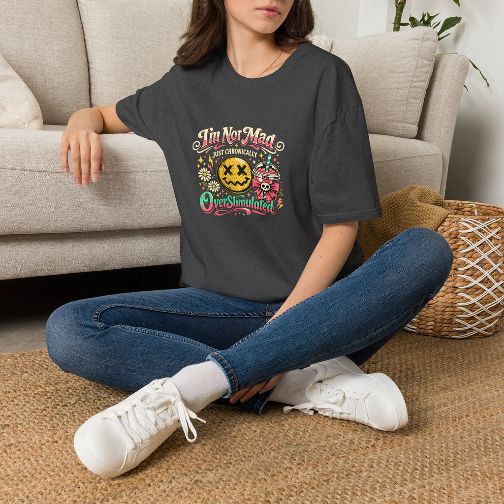 I'm Not Mad Kawaii Bubble Tea T-Shirt — Cute Funny Gift for Her Graphic Tee