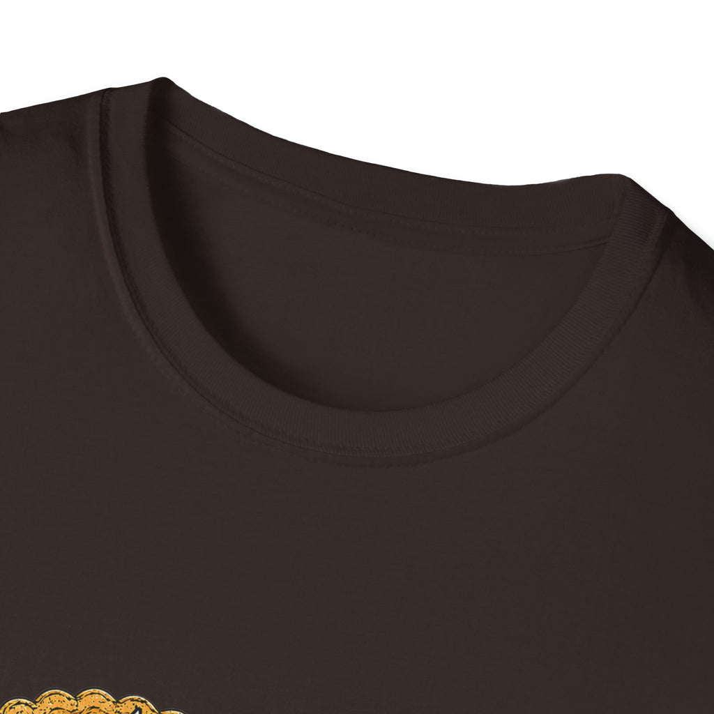 Retro Pie Monster T-Shirt — Funny Pac-Maze Dessert Gamer Tee