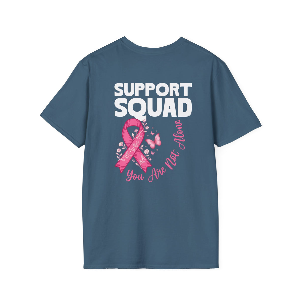 Pink Ribbon Support Squad Breast Cancer Awareness T-Shirt