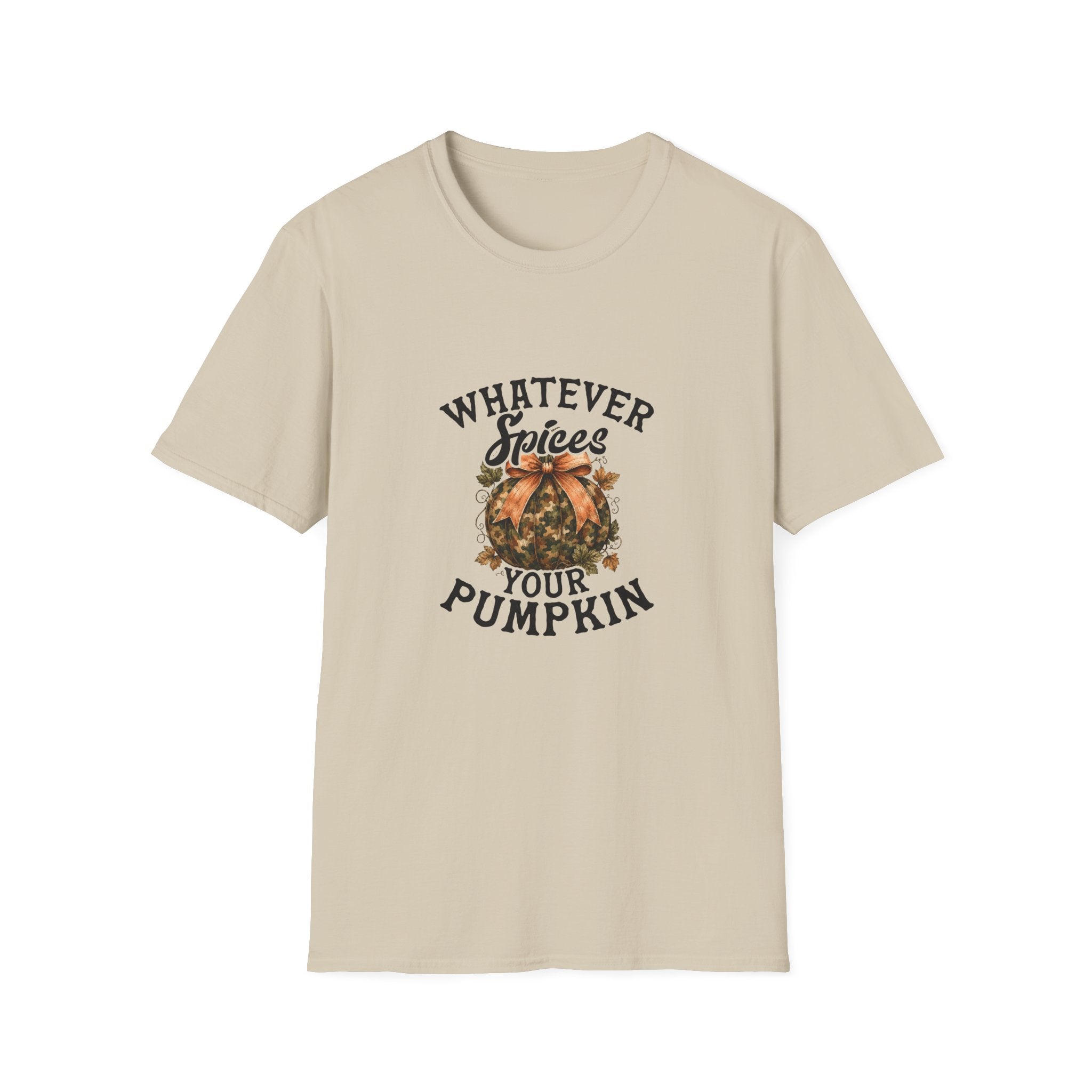 Whatever Spices Your Pumpkin T-Shirt — Funny Fall Gift for Women Pumpkin Spice Tee