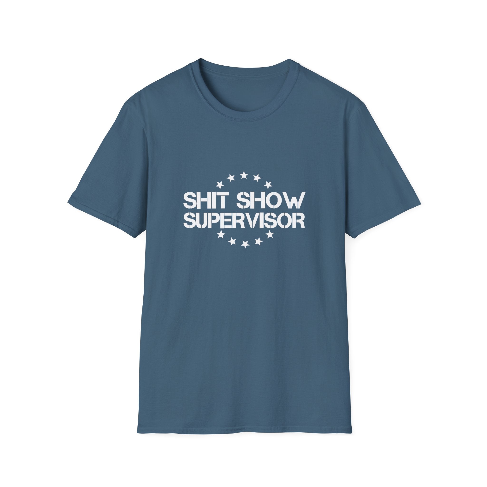 Shit Show Supervisor T-Shirt — Funny Sarcastic Gift for Her Work Humor Graphic Tee