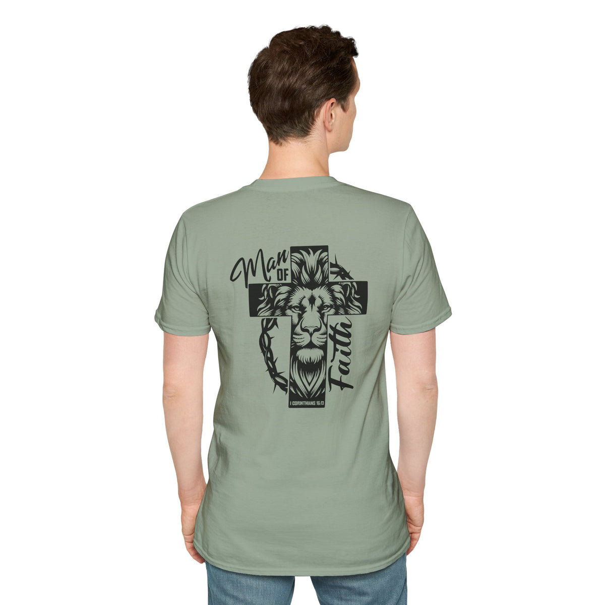 Cross with Crown of Thorns T-Shirt — Christian Faith Tee