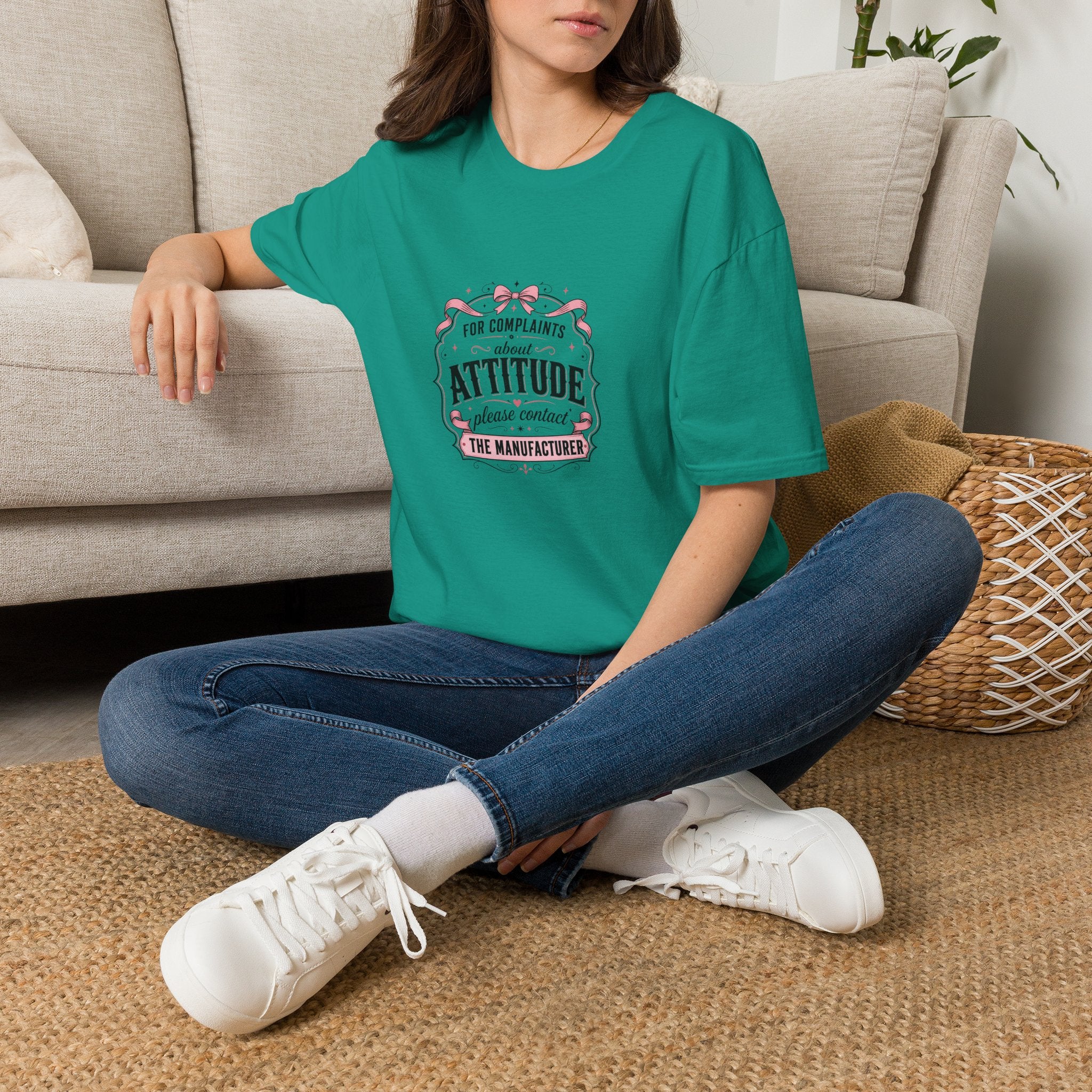 For Complaints About Attitude Contact The Manufacturer T-Shirt — Funny Gift for Her