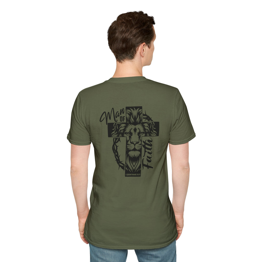 Cross with Crown of Thorns T-Shirt — Christian Faith Tee