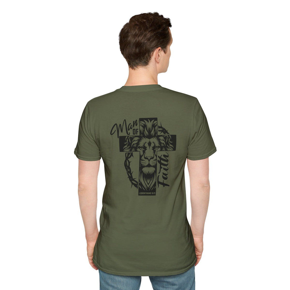 Cross with Crown of Thorns T-Shirt — Christian Faith Tee