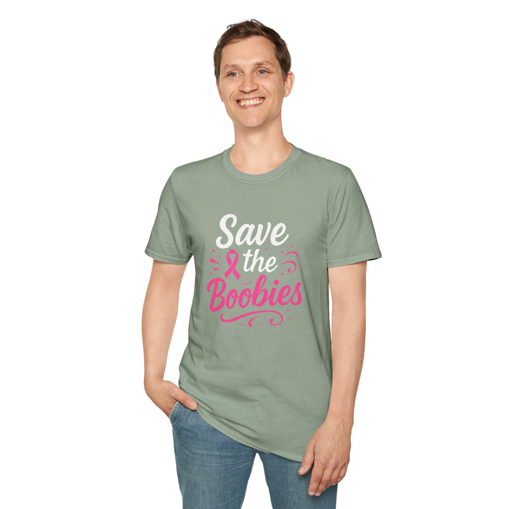 Save the Boobies Breast Cancer Awareness T-Shirt