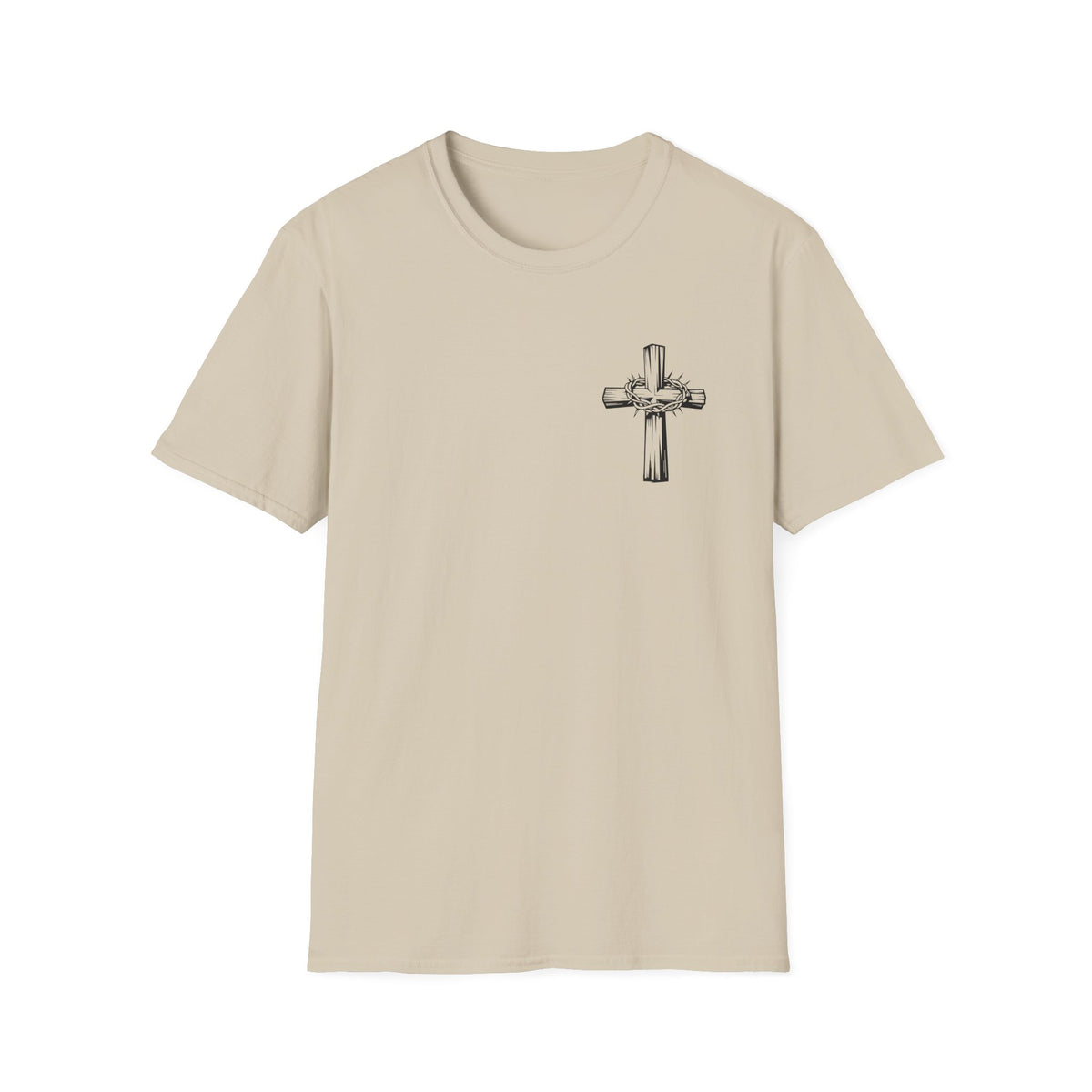 Cross with Crown of Thorns T-Shirt — Christian Faith Tee