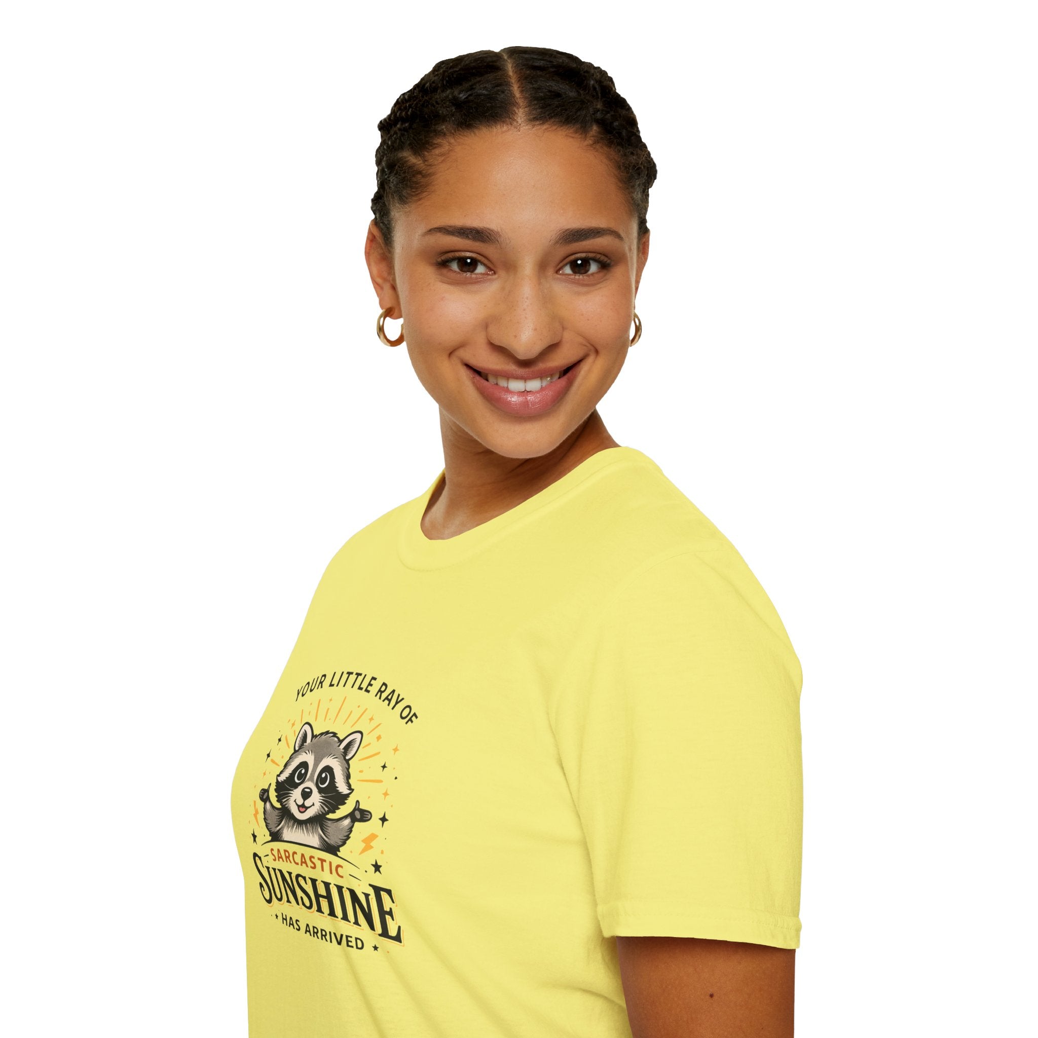 Your Little Ray of Sarcastic Sunshine Raccoon T-Shirt — Funny Gift for Her