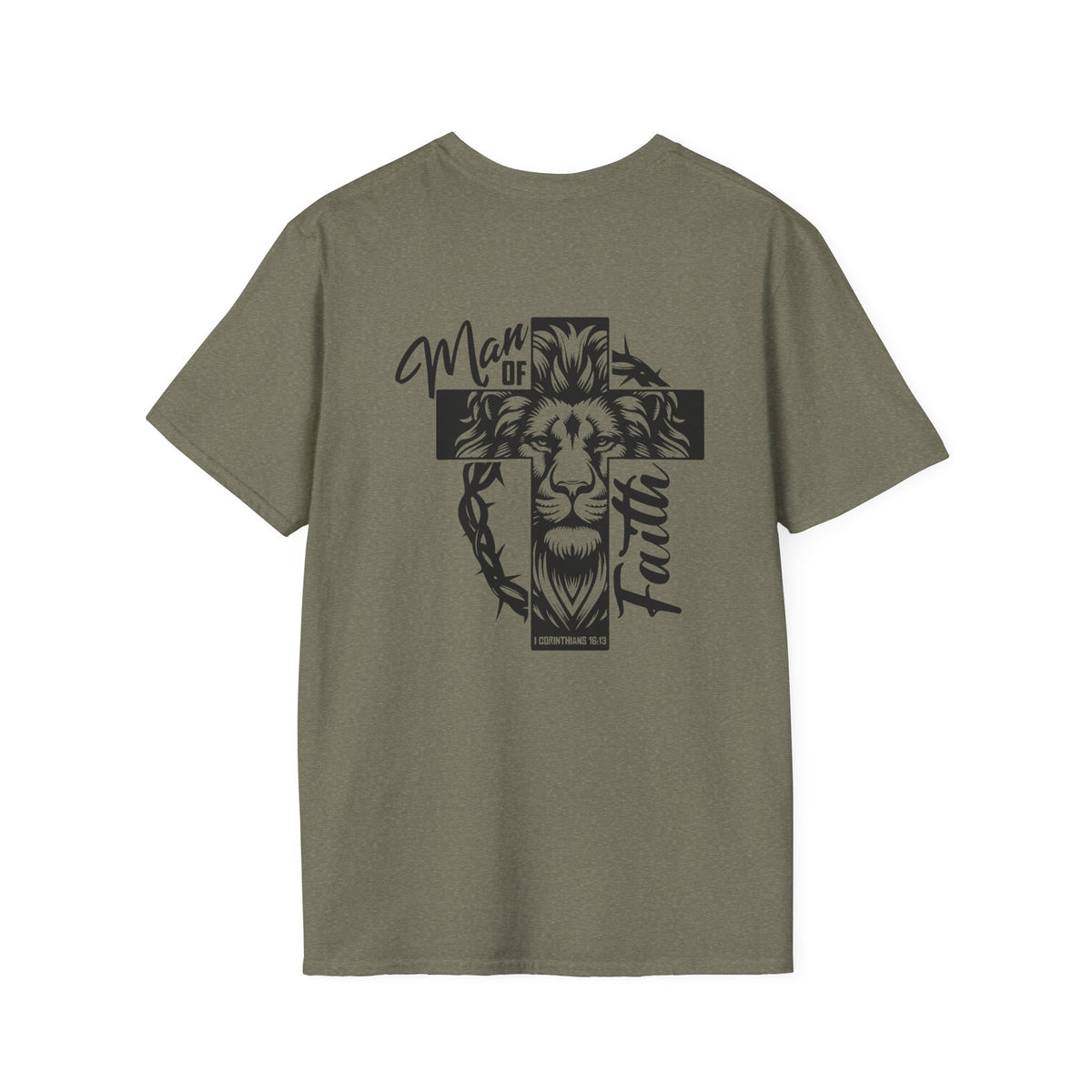 Cross with Crown of Thorns T-Shirt — Christian Faith Tee