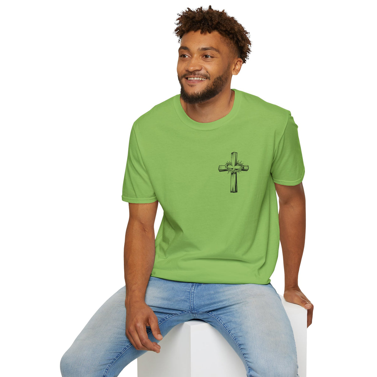 Cross with Crown of Thorns T-Shirt — Christian Faith Tee
