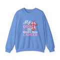 My God Is Bigger Than Cancer Breast Cancer Awareness Crewneck Sweatshirt