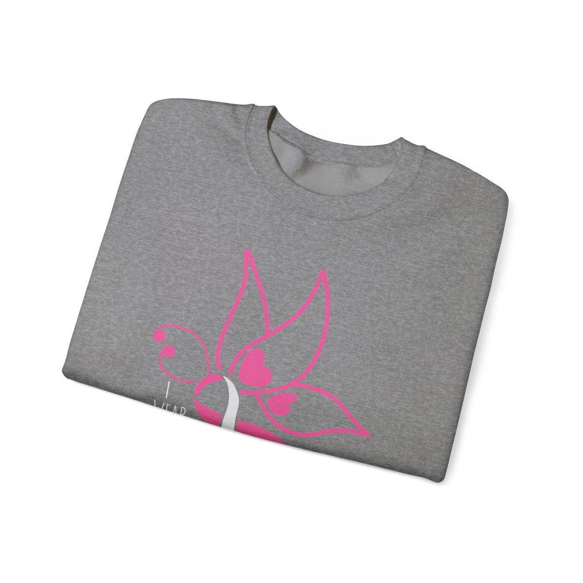 I Wear Pink for My Daughter Breast Cancer Sweatshirt