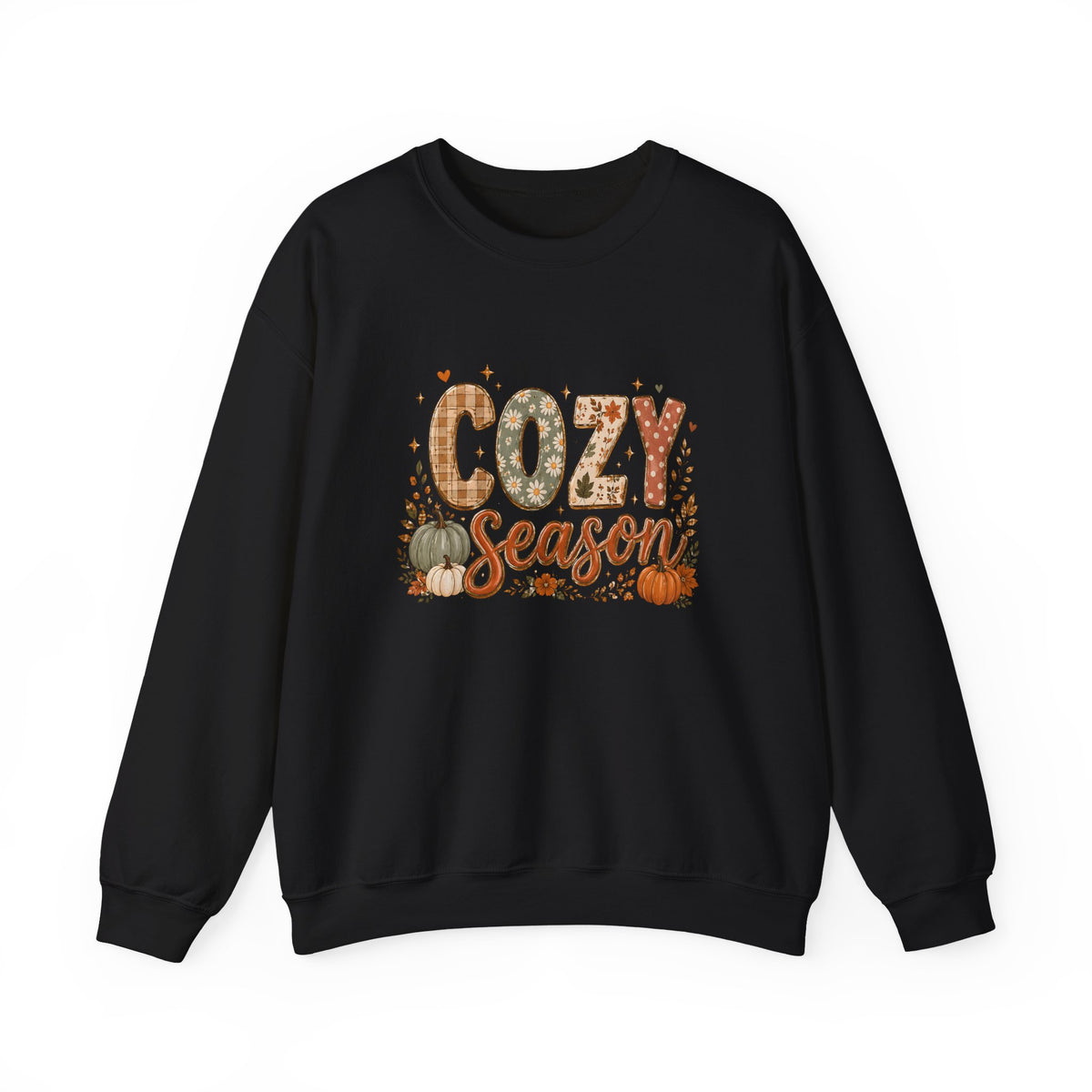 Cozy Season Autumn Pumpkin Crewneck Sweatshirt