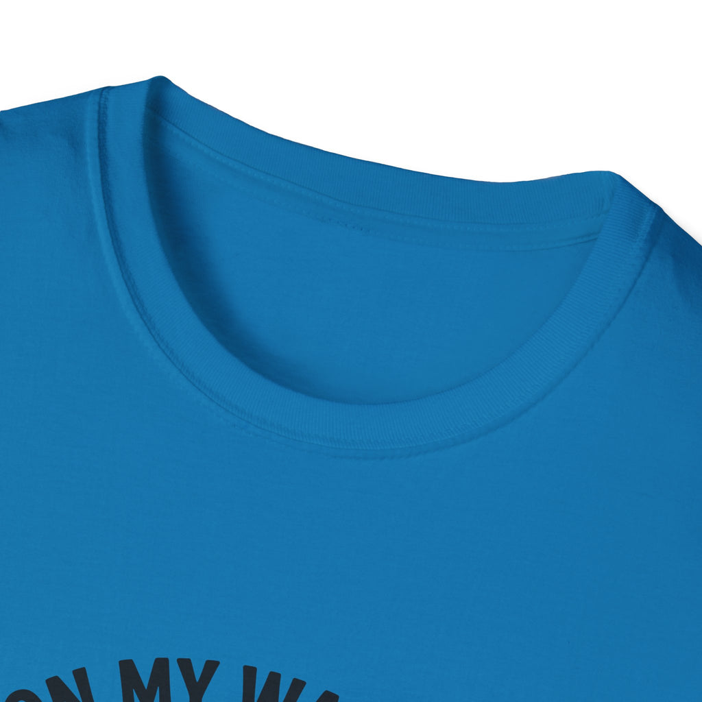On My Way to Stir the Pot Skeleton T-Shirt — Funny Halloween Gift for Women