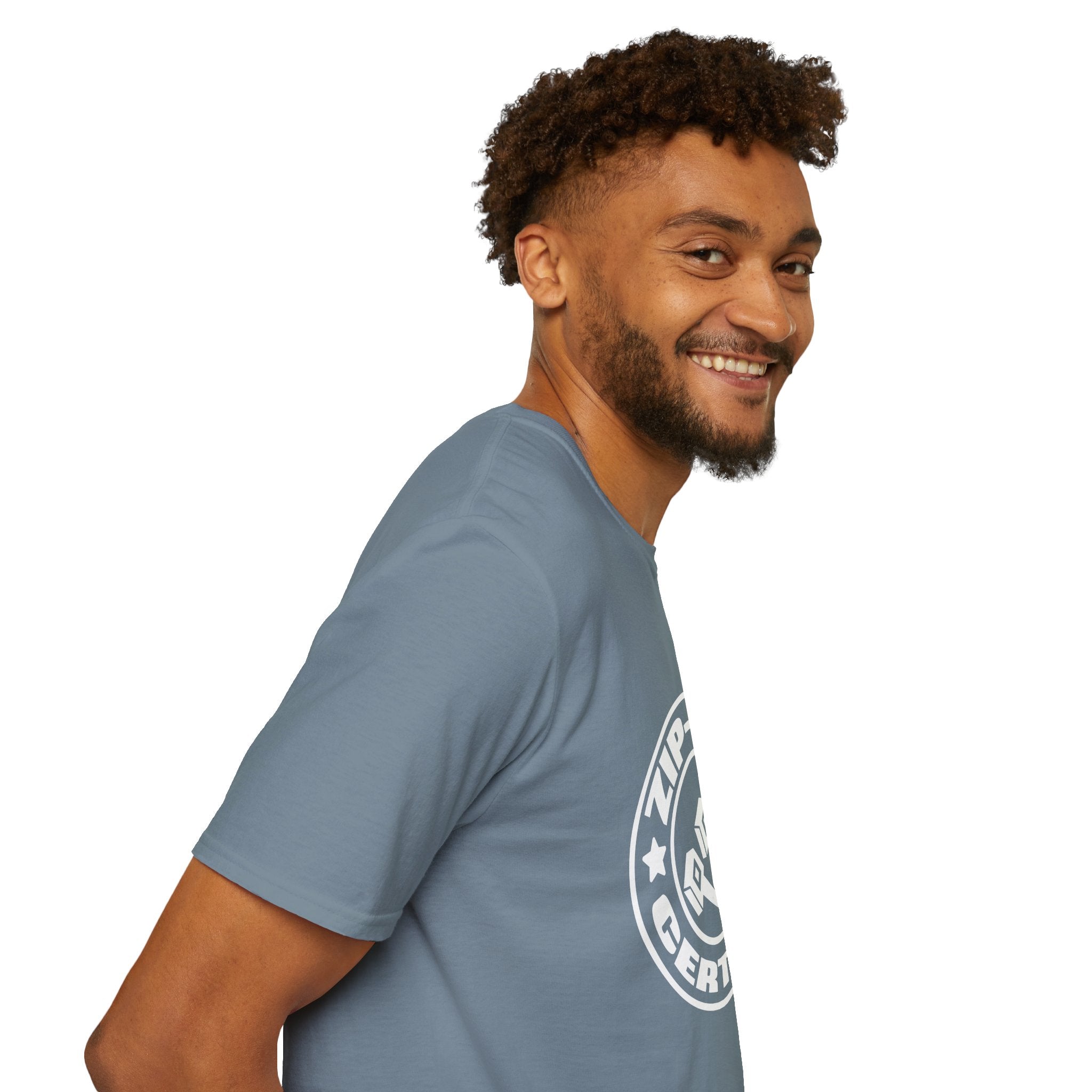 Zip-Tie Certified T-Shirt — Funny Handyman Gift for Him Bold Graphic Tee