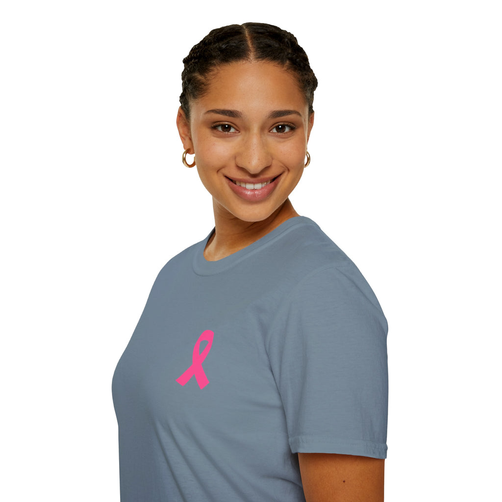 Breast Cancer Awareness Ribbon T-Shirt — Pink Ribbon Support Tee