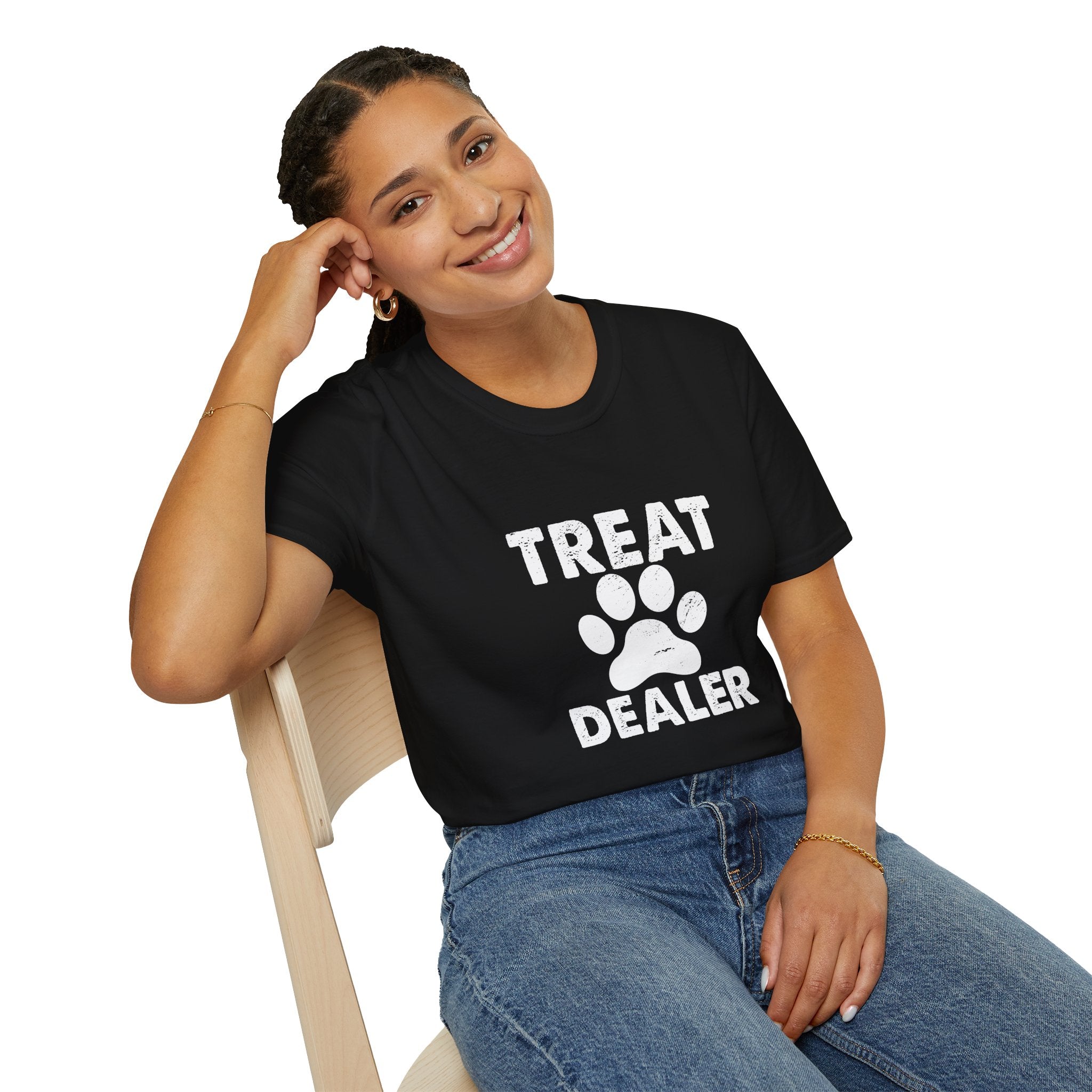 Treat Dealer T-Shirt — Funny Dog Paw Pet Lover Tee