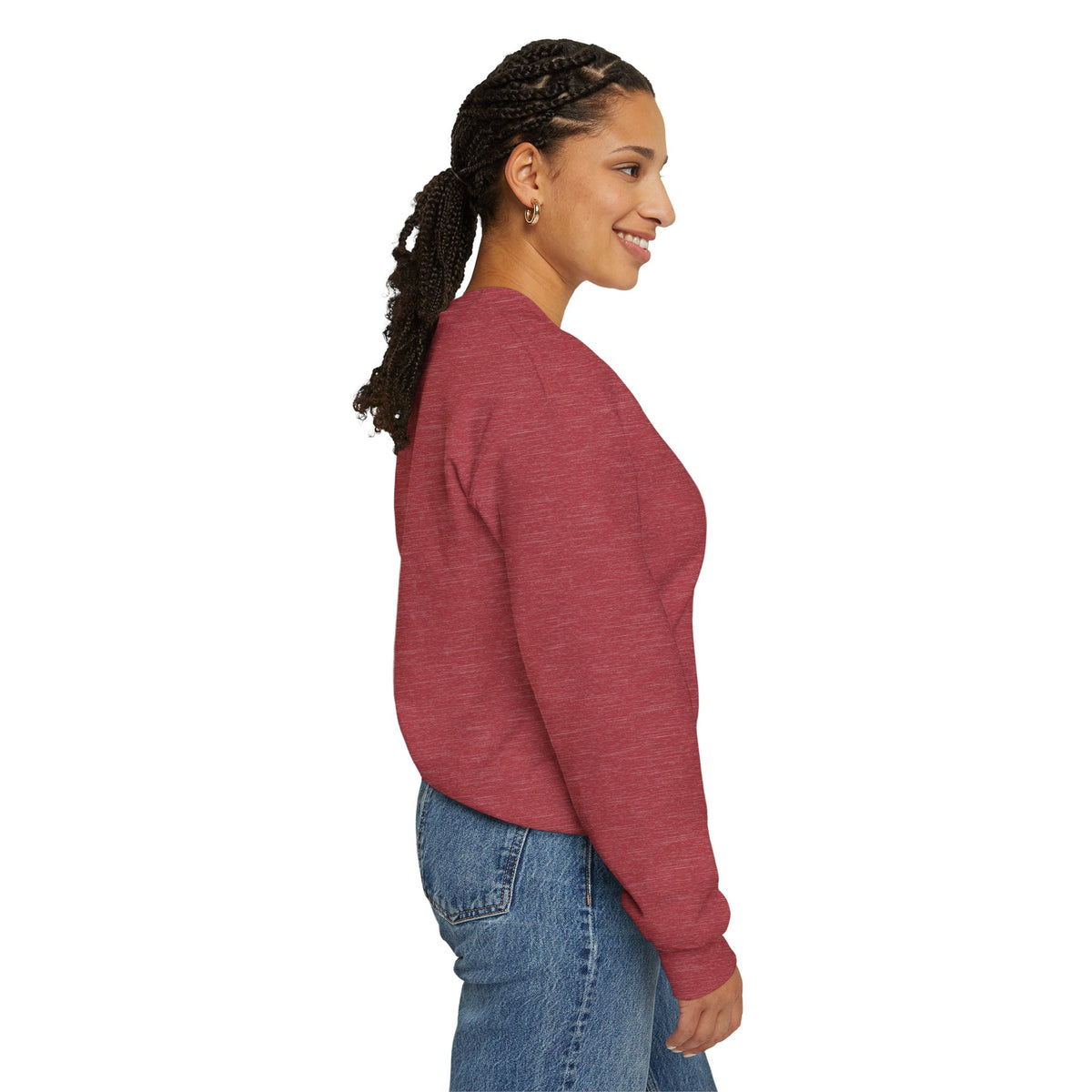 Thanksgiving Crewneck Sweatshirt — "Gobble Gobble 'til You Wobble" Turkey Design