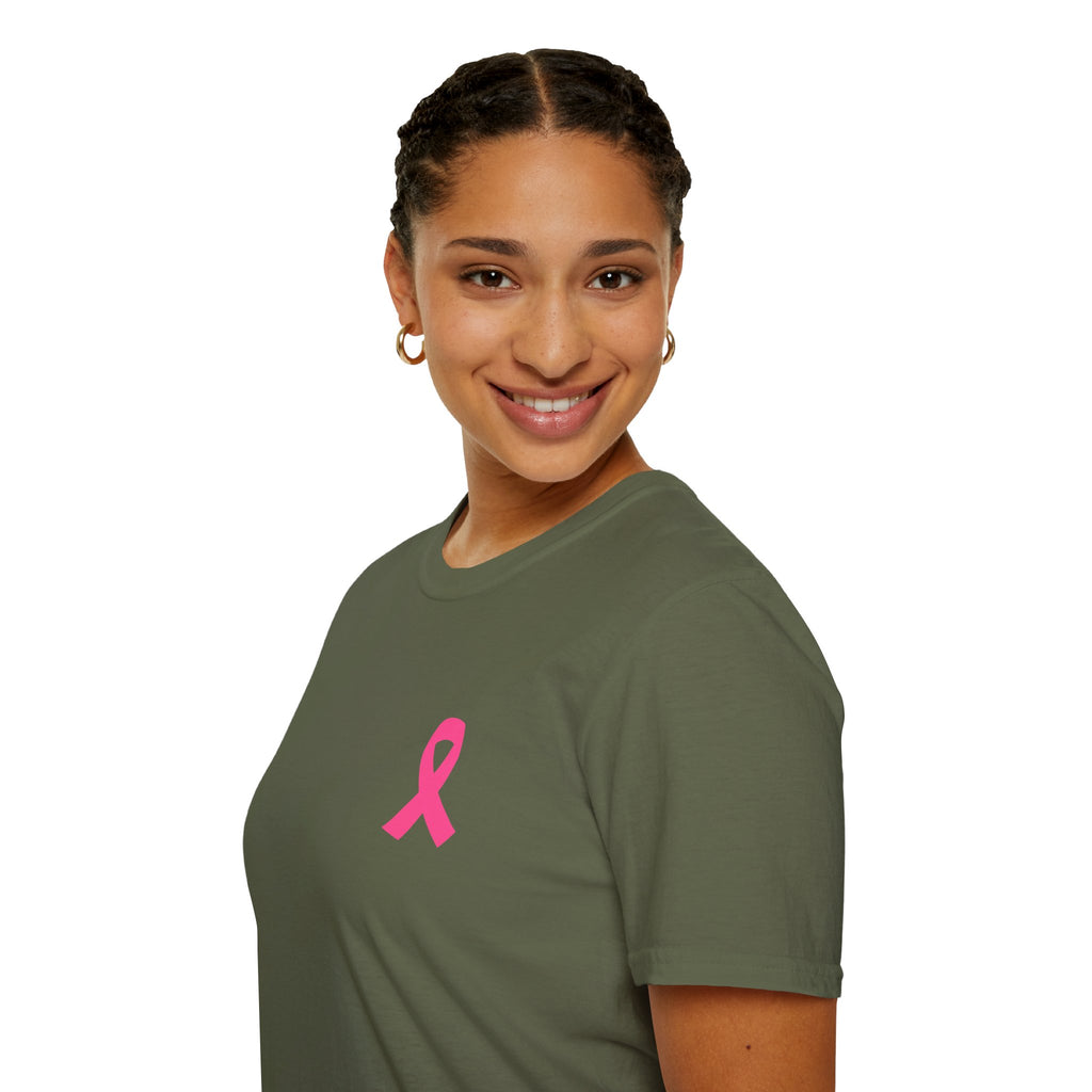 Breast Cancer Awareness Ribbon T-Shirt — Pink Ribbon Support Tee