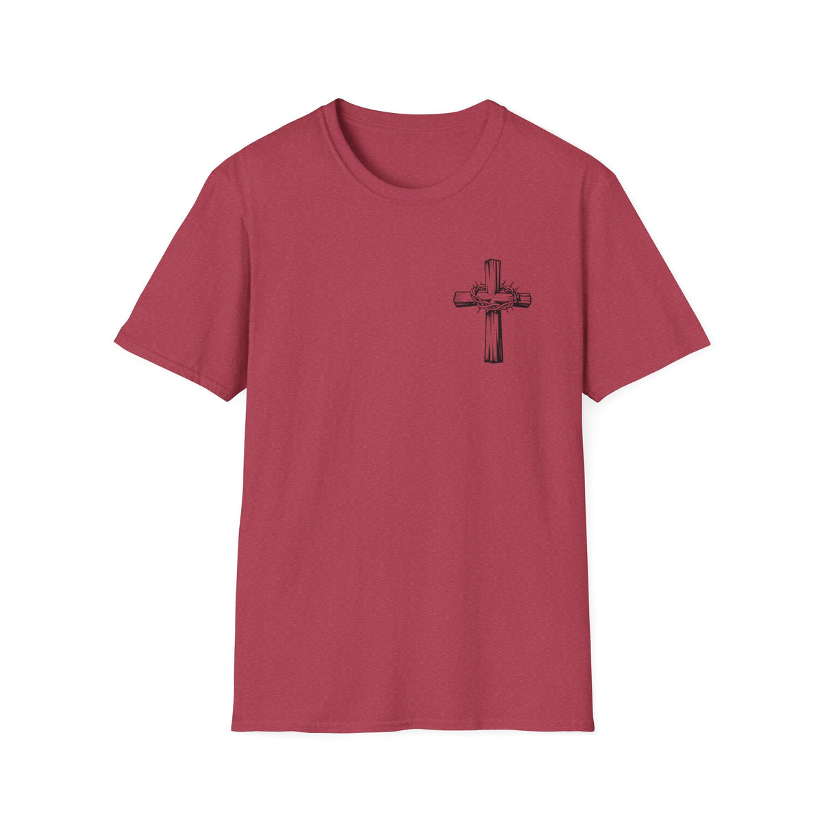 Cross with Crown of Thorns T-Shirt — Christian Faith Tee