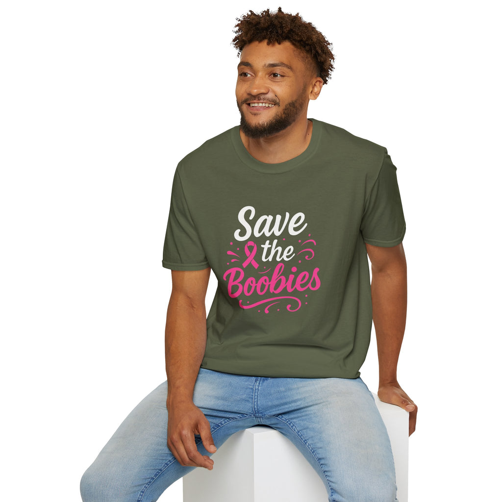 Save the Boobies Breast Cancer Awareness T-Shirt