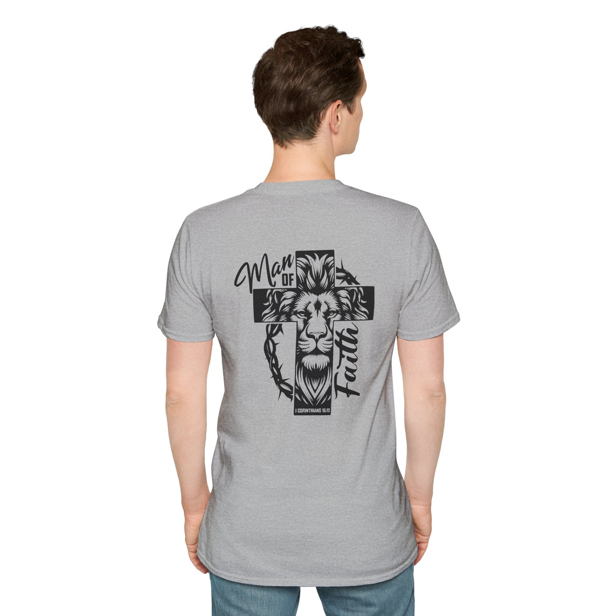 Cross with Crown of Thorns T-Shirt — Christian Faith Tee