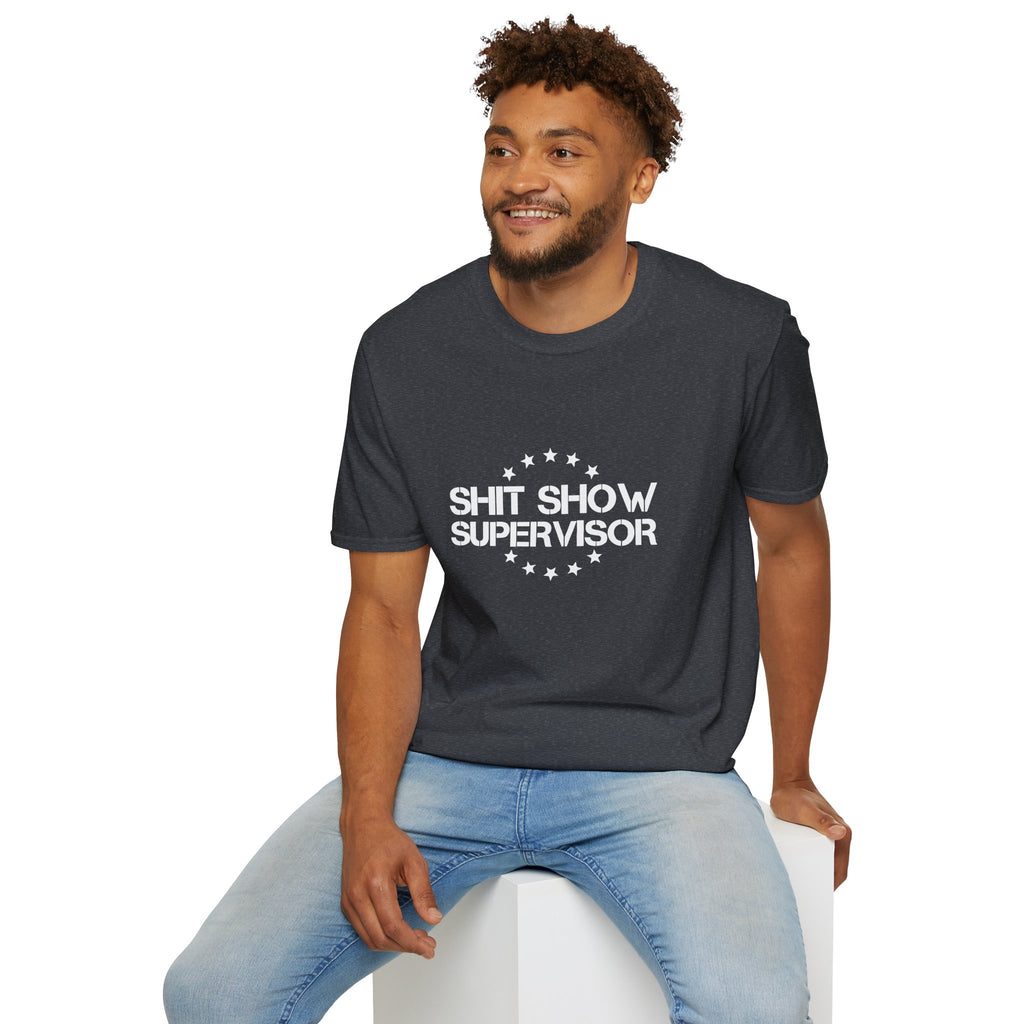 Shit Show Supervisor T-Shirt — Funny Sarcastic Gift for Her Work Humor Graphic Tee