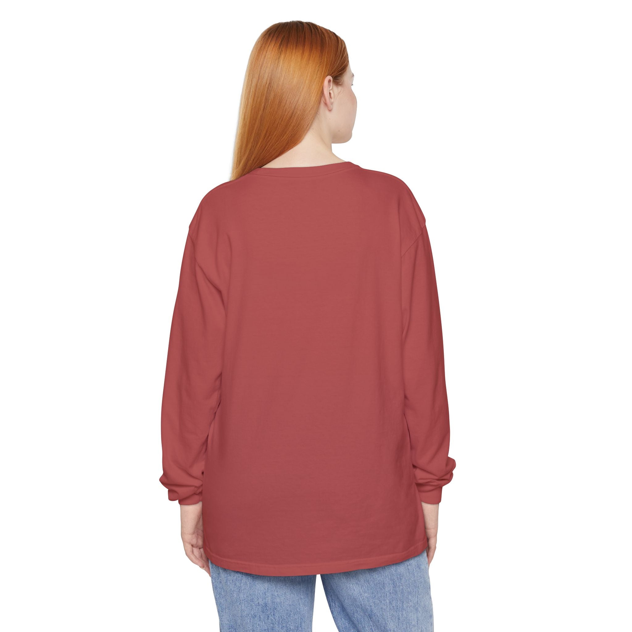 Thankful Grateful Blessed Pumpkin Long Sleeve — Cute Fall Thanksgiving Gift for Women
