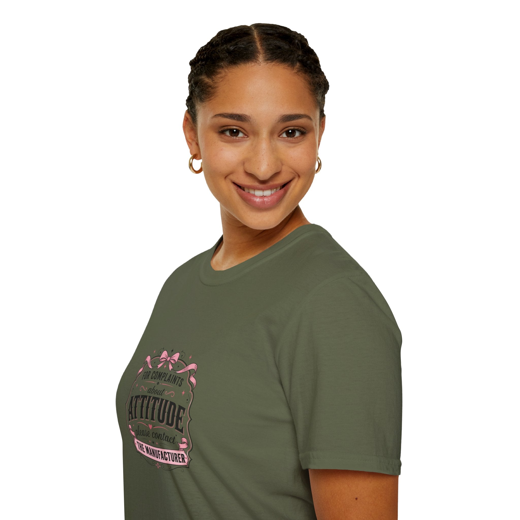 For Complaints About Attitude Contact The Manufacturer T-Shirt — Funny Gift for Her