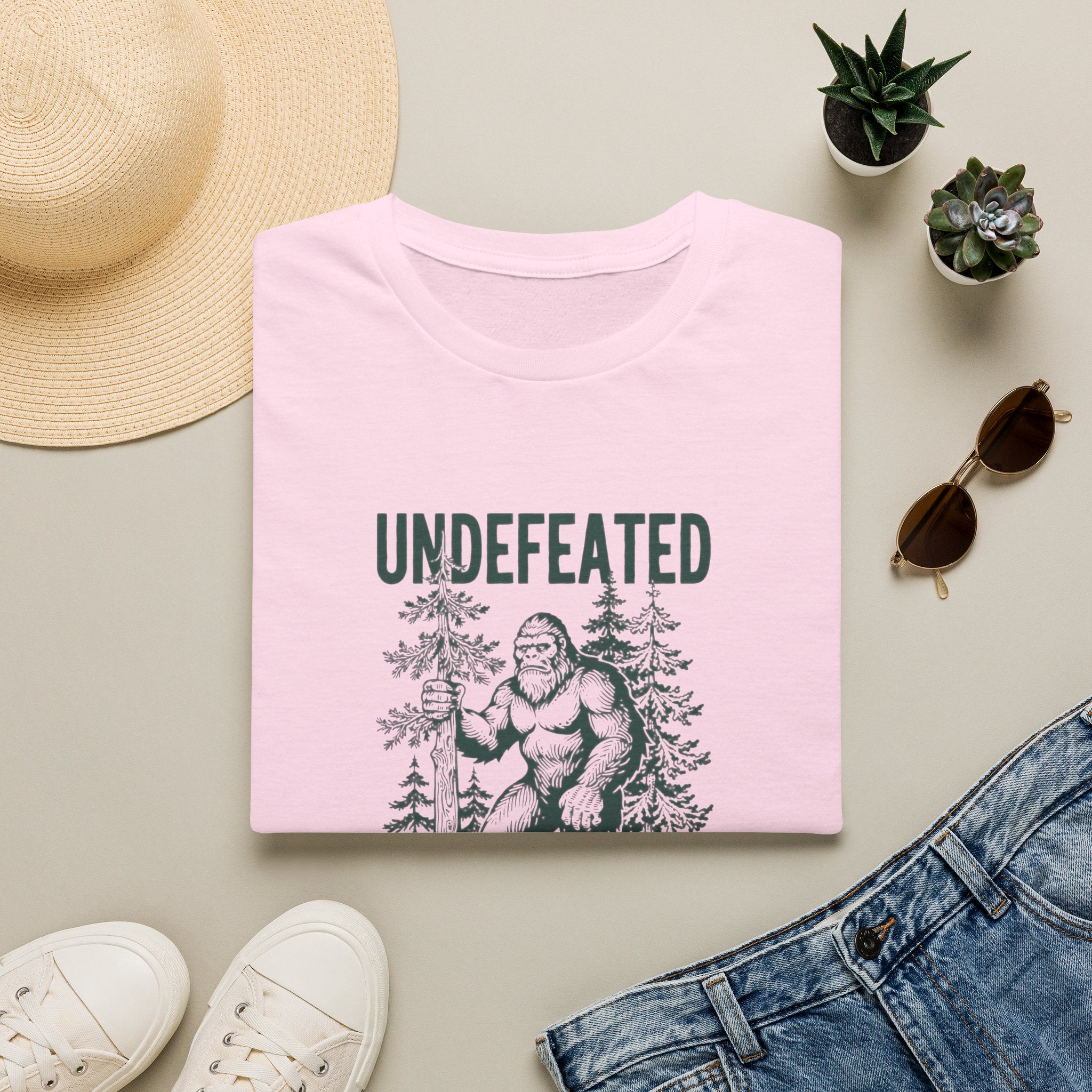 Undefeated Bigfoot T-Shirt — 'Hide and Seek Champion' Graphic Tee