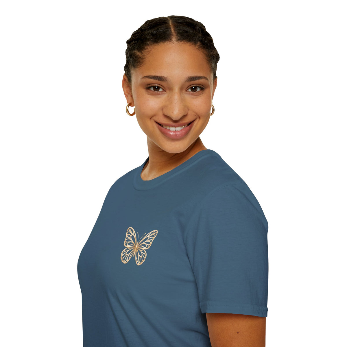 Created with a Purpose Butterfly T-Shirt Faith Graphic Tee