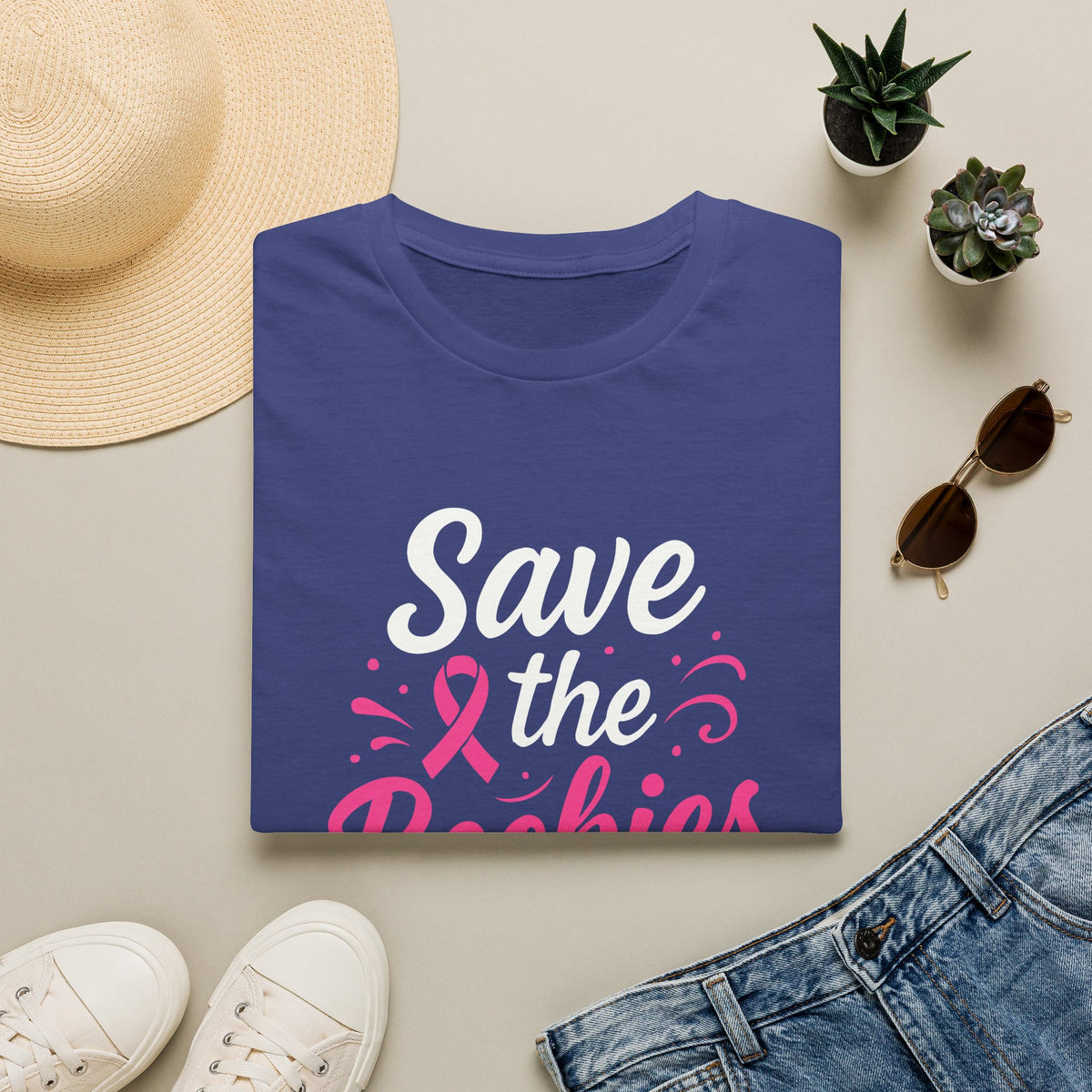 Save the Boobies Breast Cancer Awareness T-Shirt