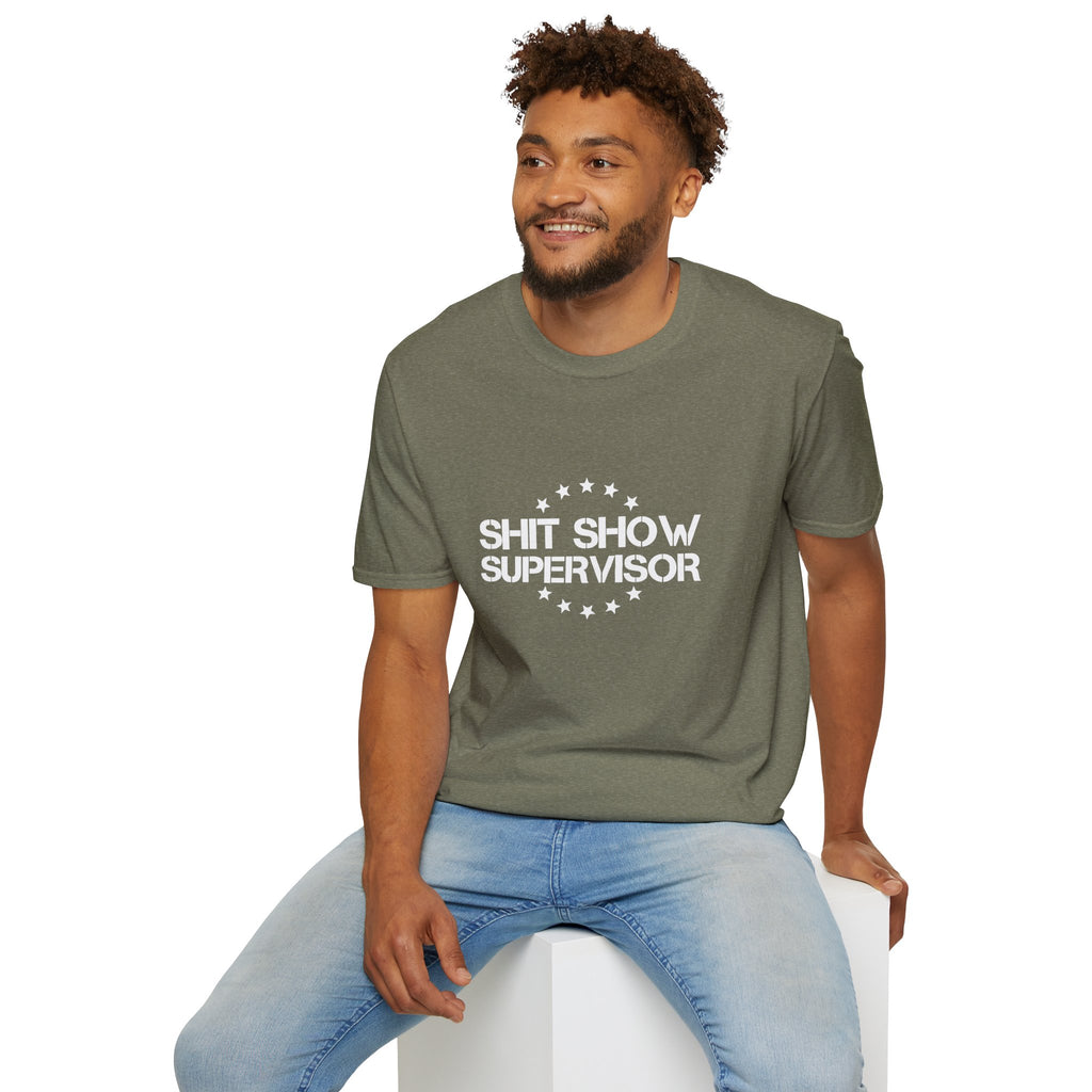 Shit Show Supervisor T-Shirt — Funny Sarcastic Gift for Her Work Humor Graphic Tee