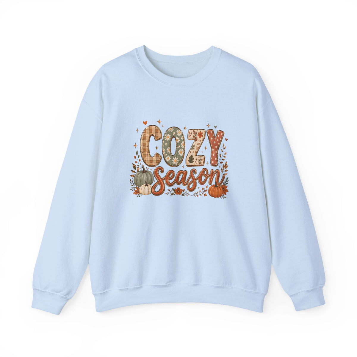 Cozy Season Autumn Pumpkin Crewneck Sweatshirt