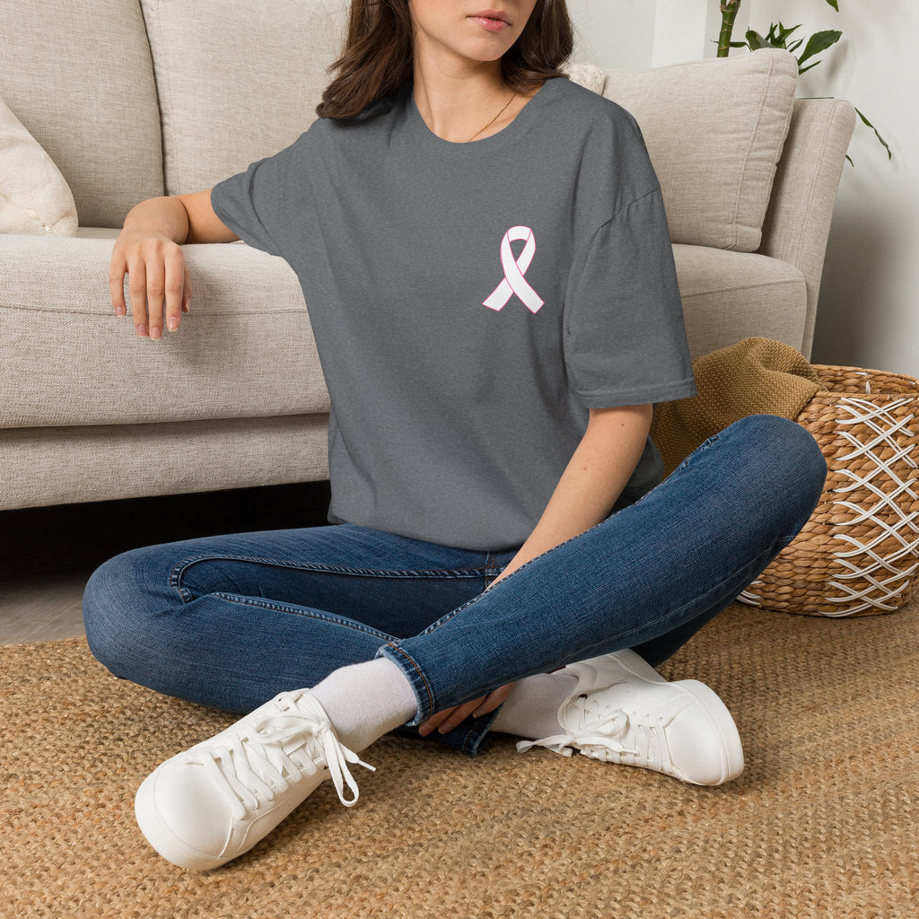 Cancer Grabbed My Boob Now I'm Going to Kick Its Ass T-Shirt — Funny Breast Cancer Awareness Gift