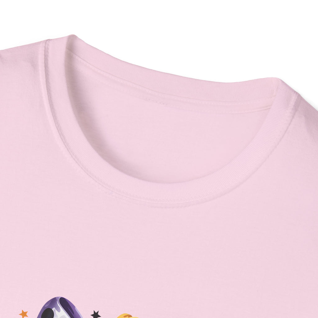 Halloween Pumpkin Bow T-Shirt — Cute Colorful Gift for Women Jack-O'-Lantern Tee
