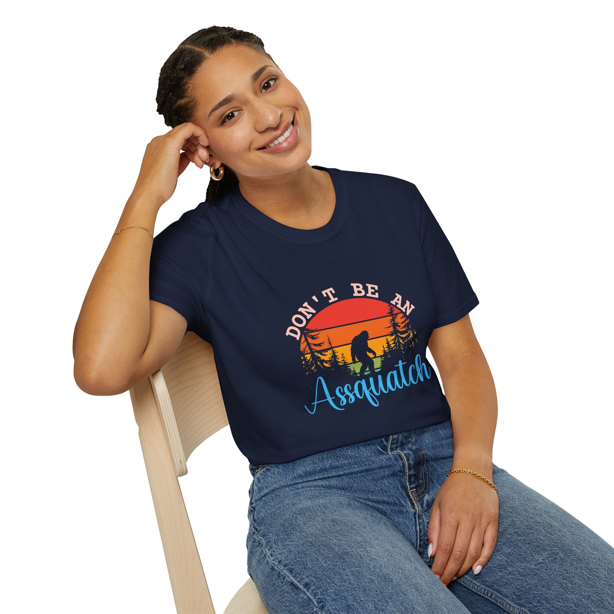 Don't Be An Assquatch T-Shirt — Funny Bigfoot Gift Sasquatch Sunset Graphic Tee