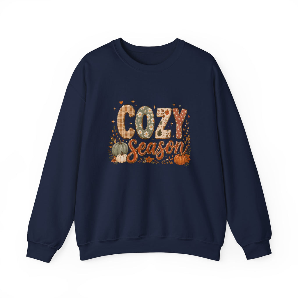 Cozy Season Autumn Pumpkin Crewneck Sweatshirt