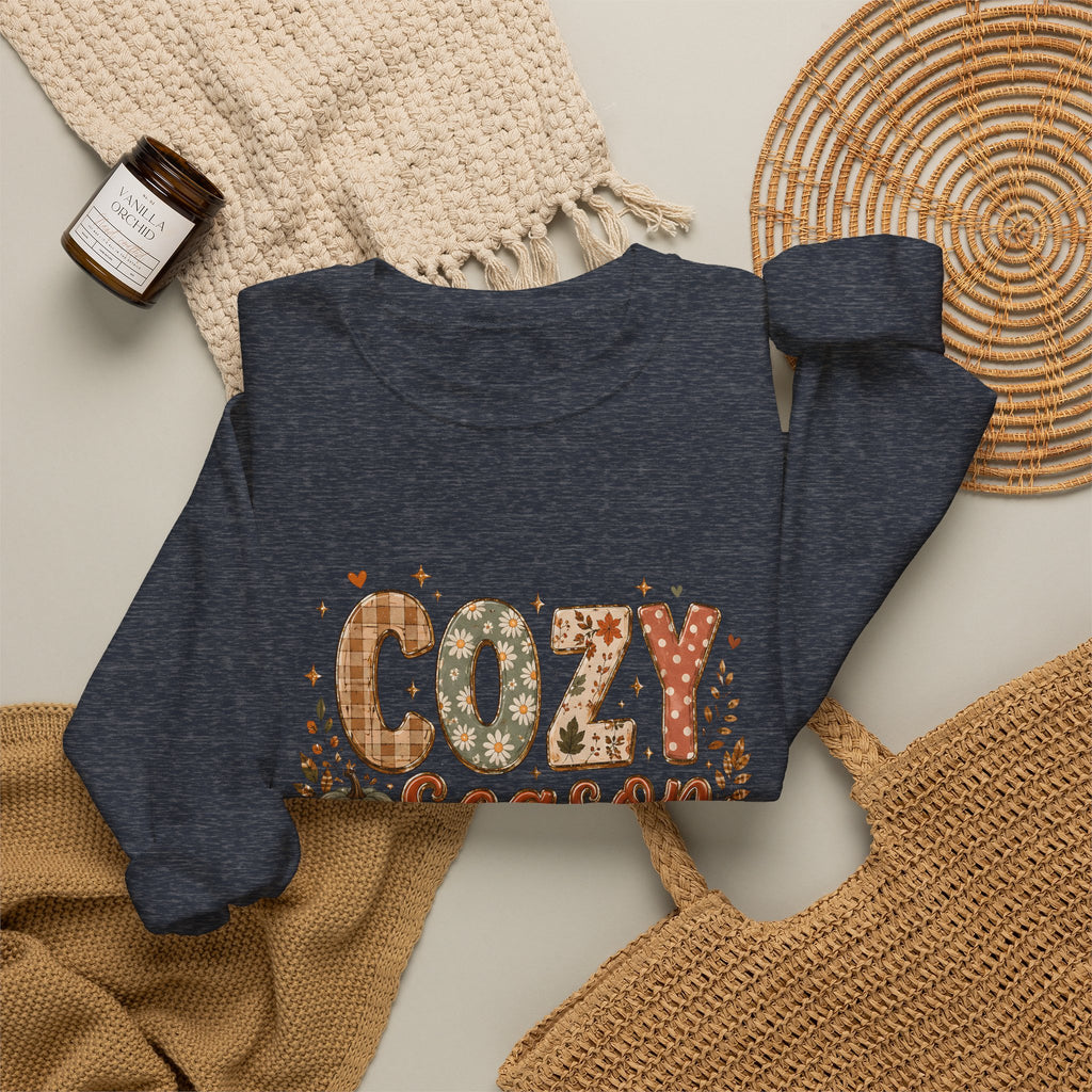 Cozy Season Autumn Pumpkin Crewneck Sweatshirt