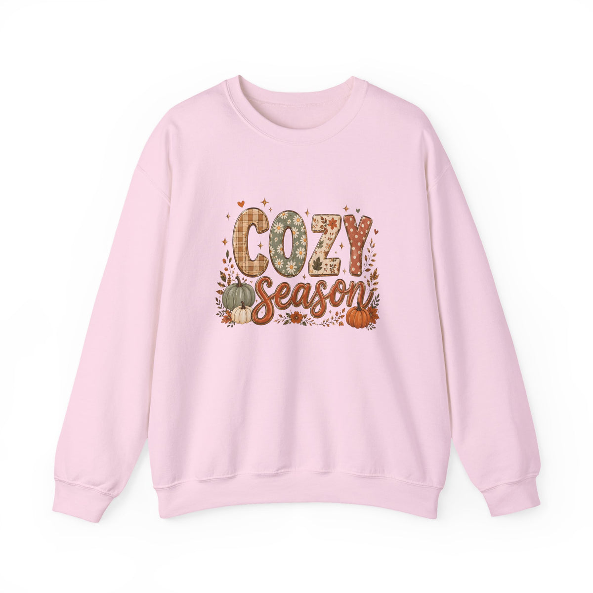 Cozy Season Autumn Pumpkin Crewneck Sweatshirt